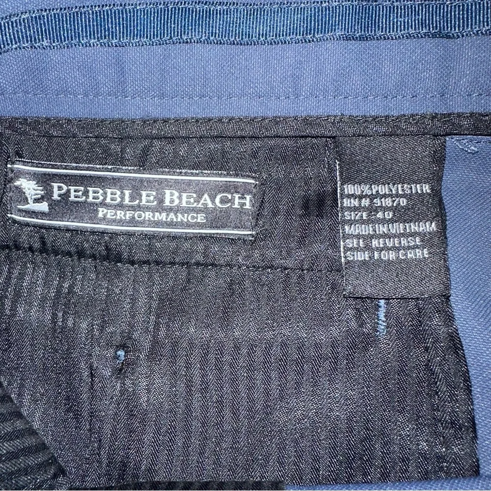 Pebble Beach Dry-Luxe Performance Men's Shorts 2 Pair  1 Blk/1 Blue‎ Size 40